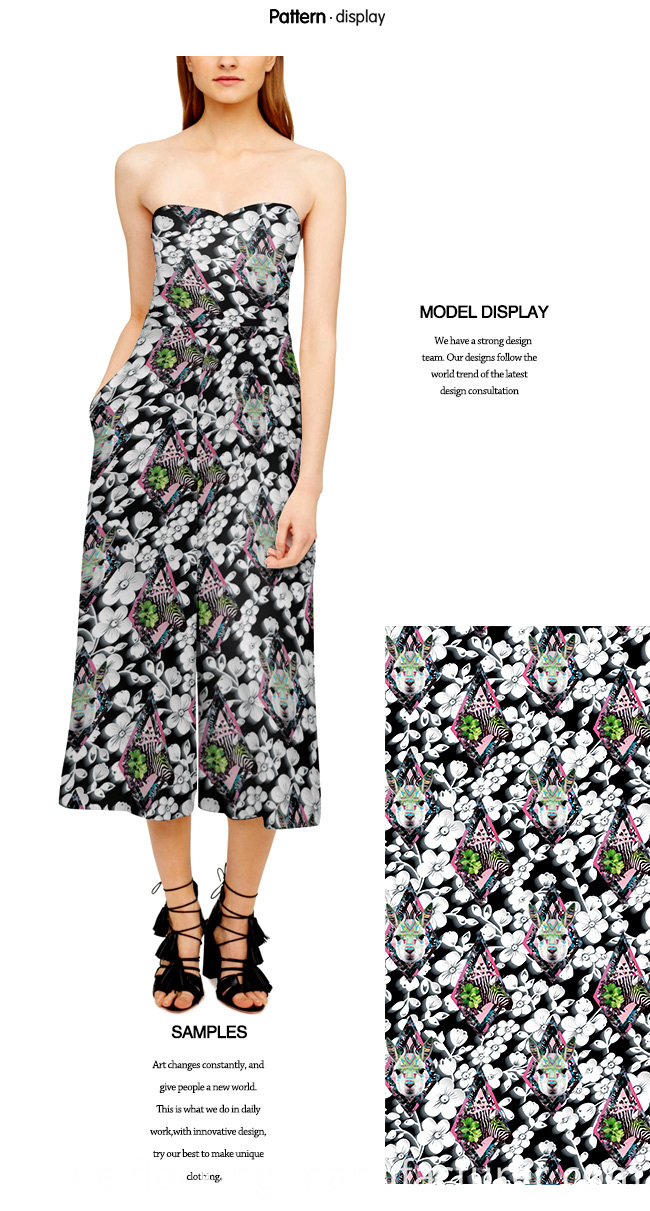 Fashion Printed Jacquard Garment/ Home Textile Fabric